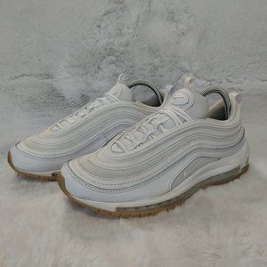 Nike Air Max 97 White/Gum Athletic Running Shoes Men's Size 8.5 US